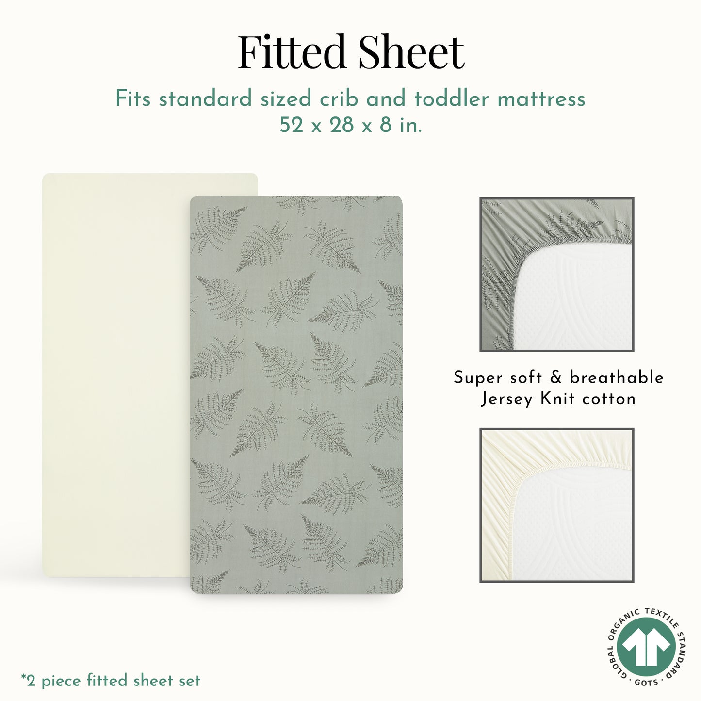 Evolur Rawr-Some 2 pc Sheet Set (Dark)