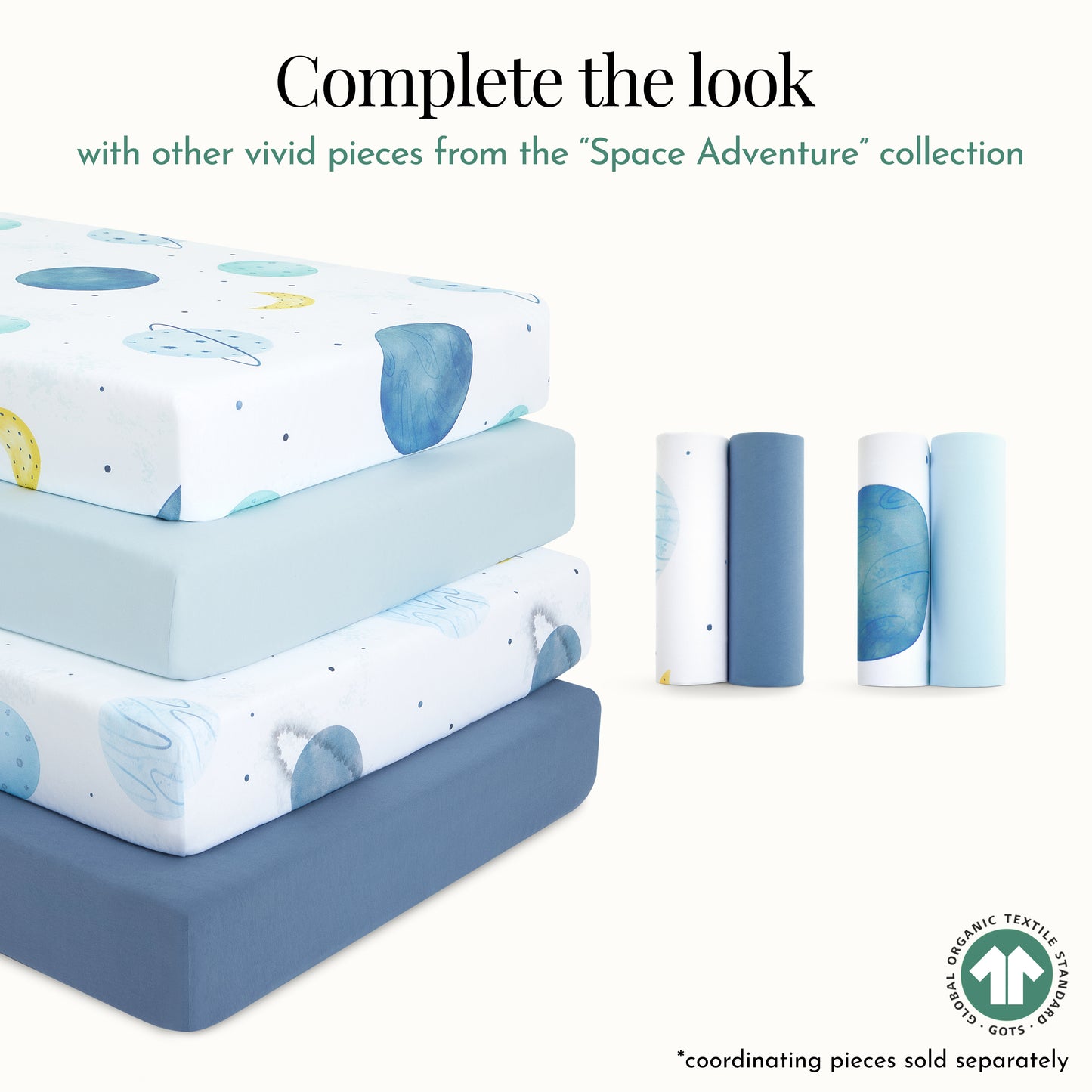 Evolur Space Adventure 2-Piece Sheet Set (Dark)