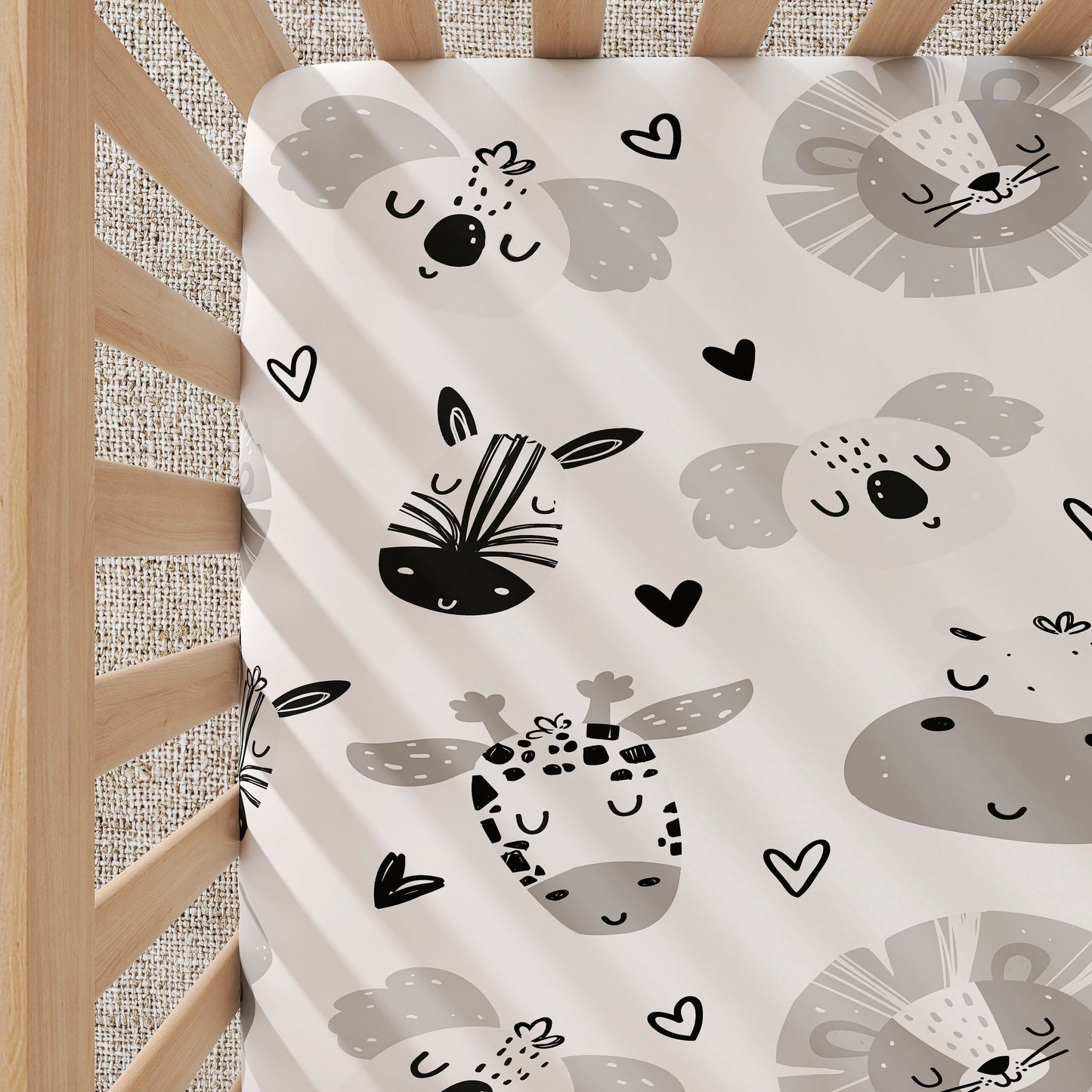Evolur Zoo Love 2 pc Sheet Set