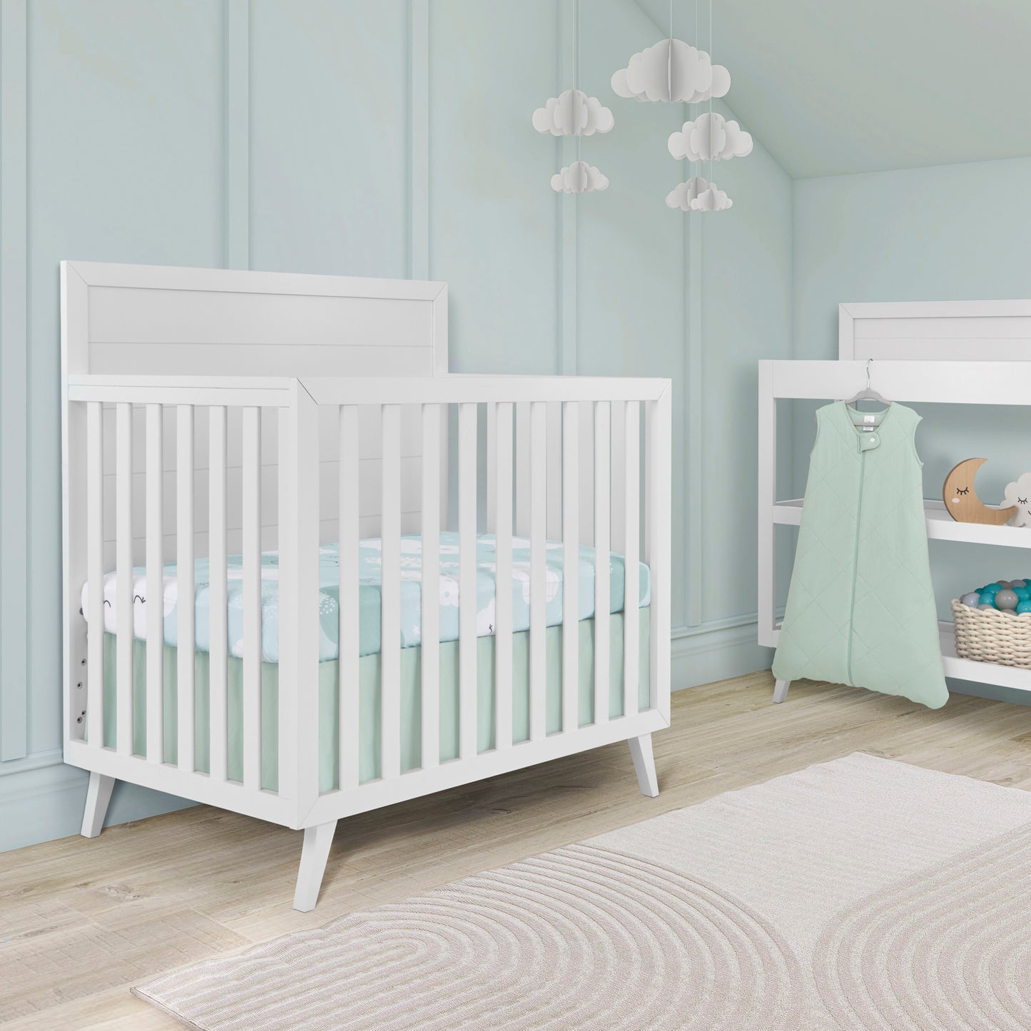 Evolur Dreamer 3 Piece Mini Crib Bedding Set