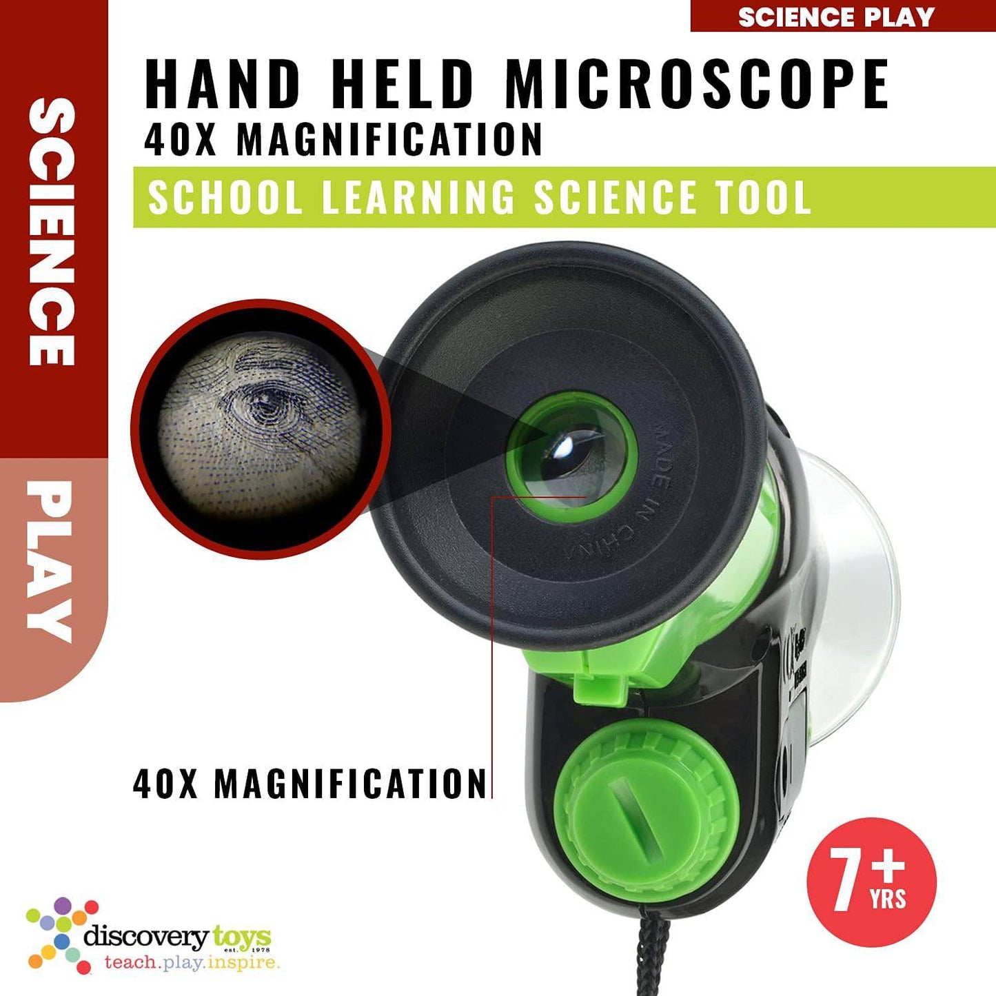 Discovery Toys Explore It! Handheld Microscope