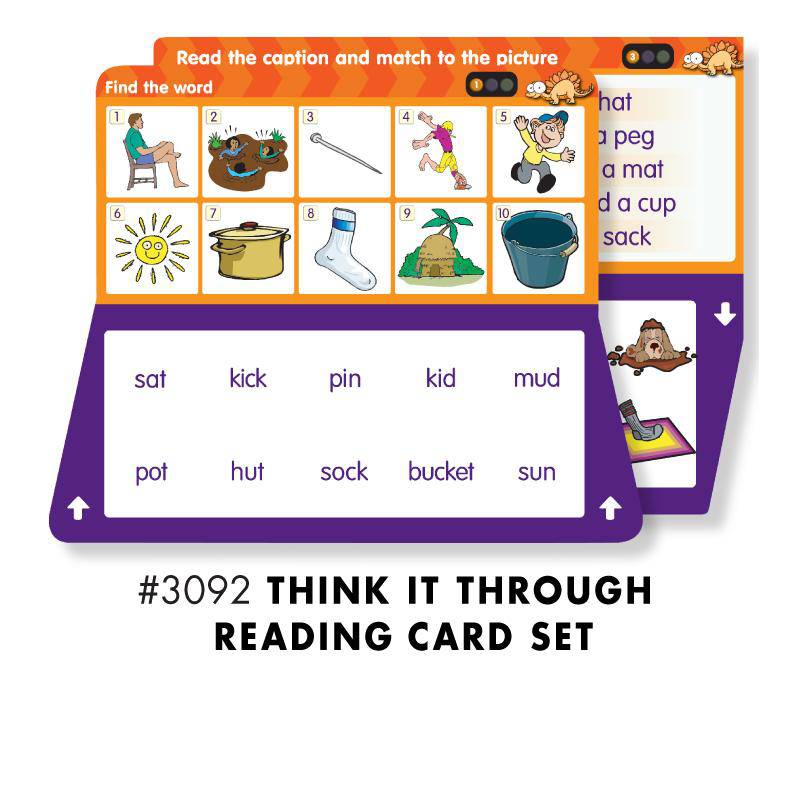 Discovery Toys Think It Through Learning Tiles Reading Set