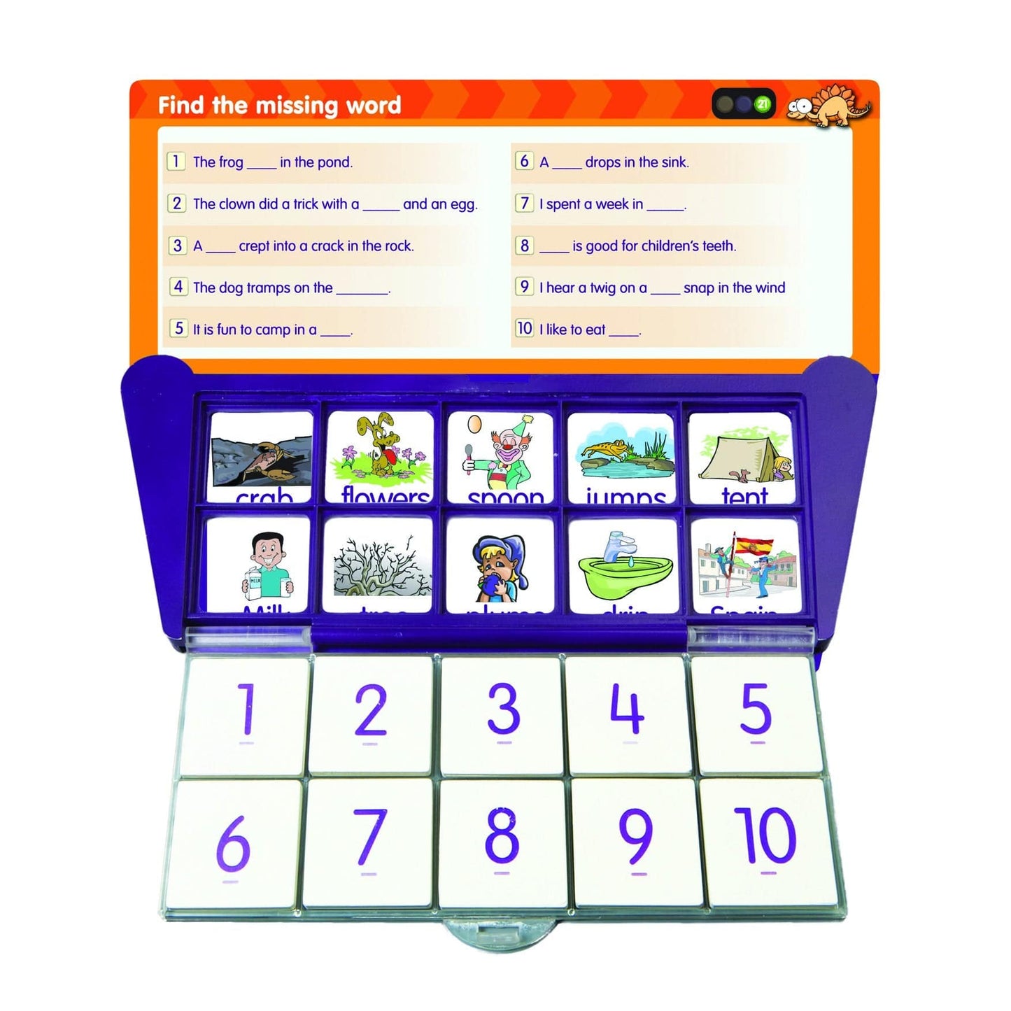 Discovery Toys Think It Through Learning Tiles Reading Set