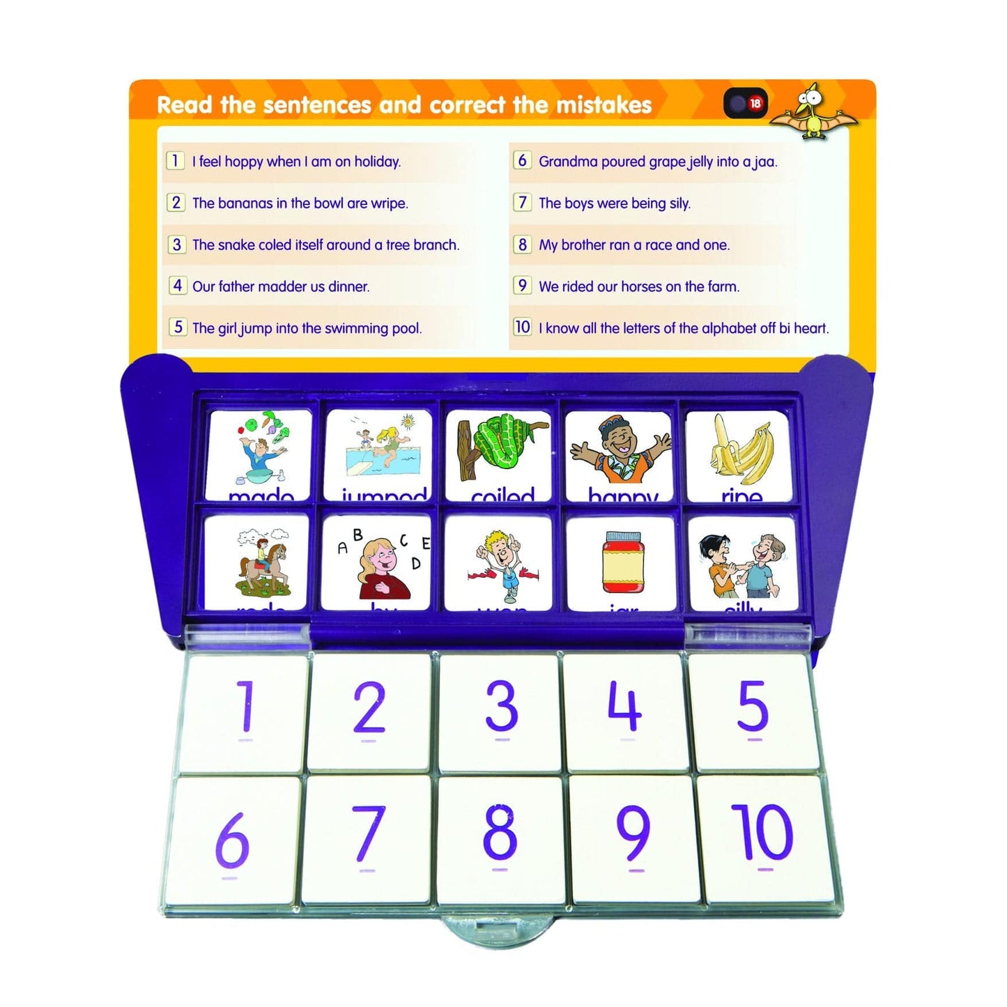 Discovery Toys Think It Through Learning Tiles Reading Set