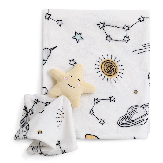 Evolur AstroNap Blanket 2 pc Gift Set - Blanket with Lovey