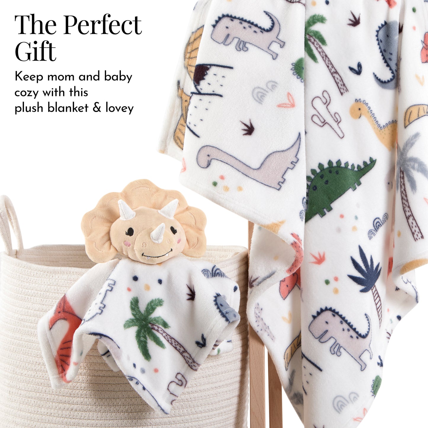 Evolur Roar & Snore 2 pc Gift Set - Blanket with Lovey