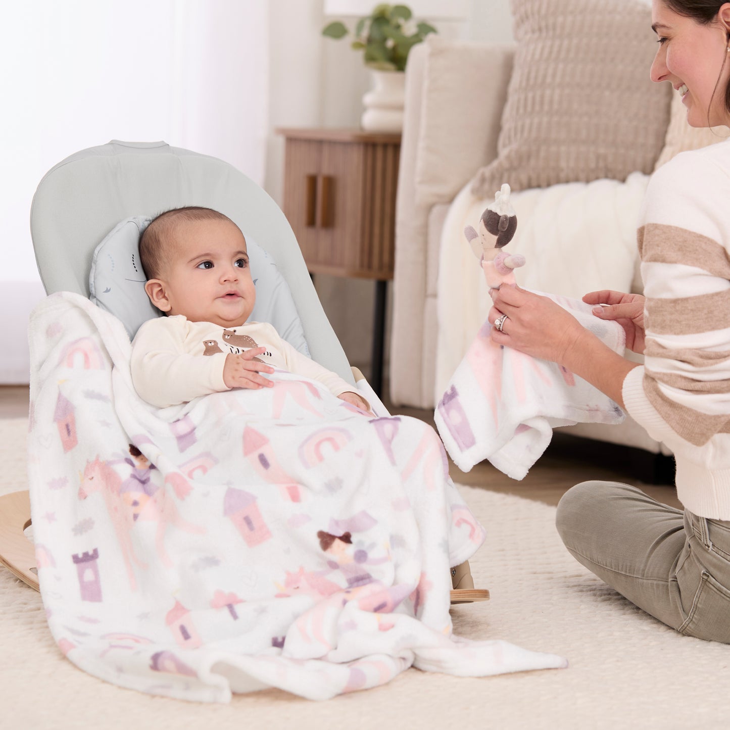 Evolur Enchanted Dreams 2 pc Gift Set - Blanket with Lovey