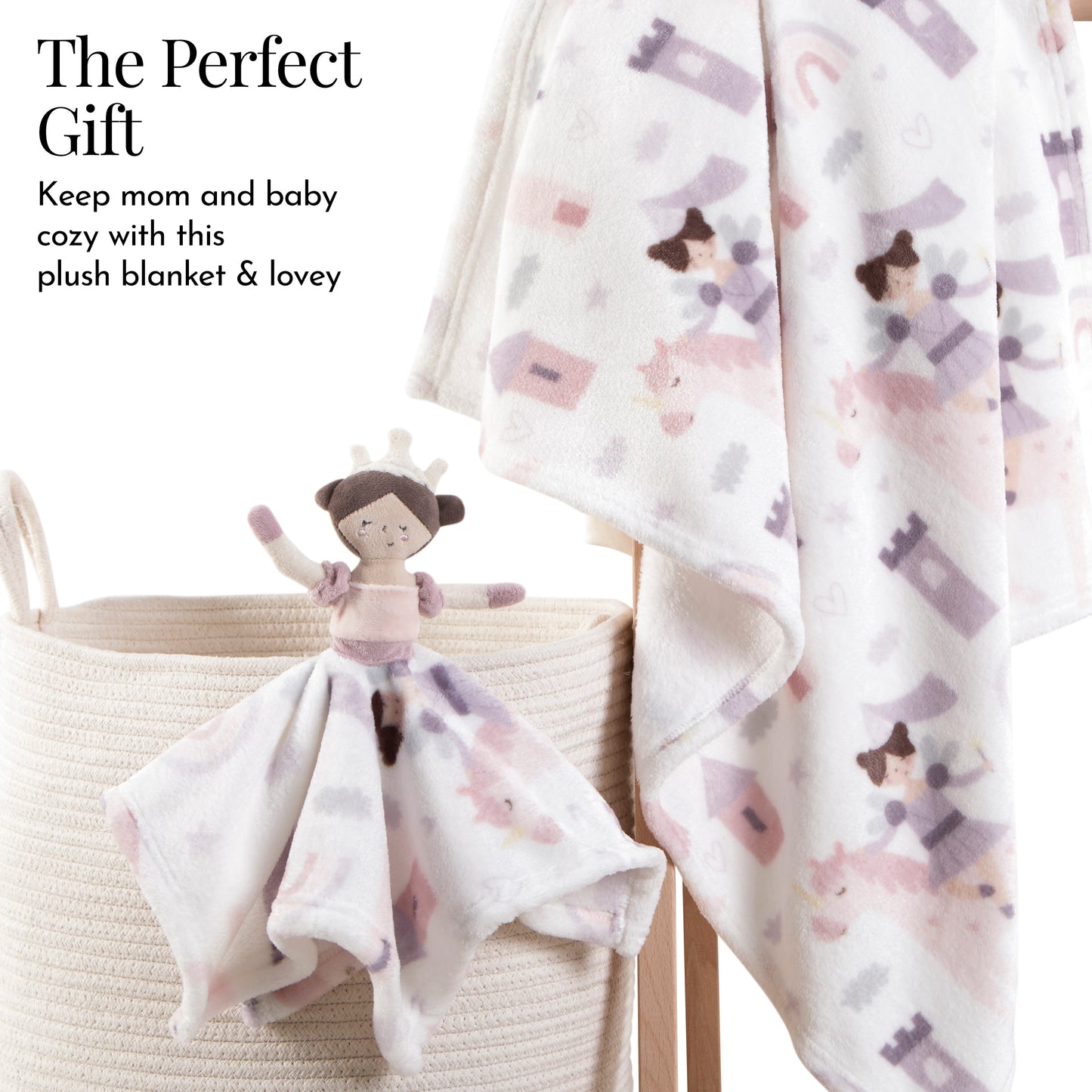 Evolur Enchanted Dreams 2 pc Gift Set - Blanket with Lovey