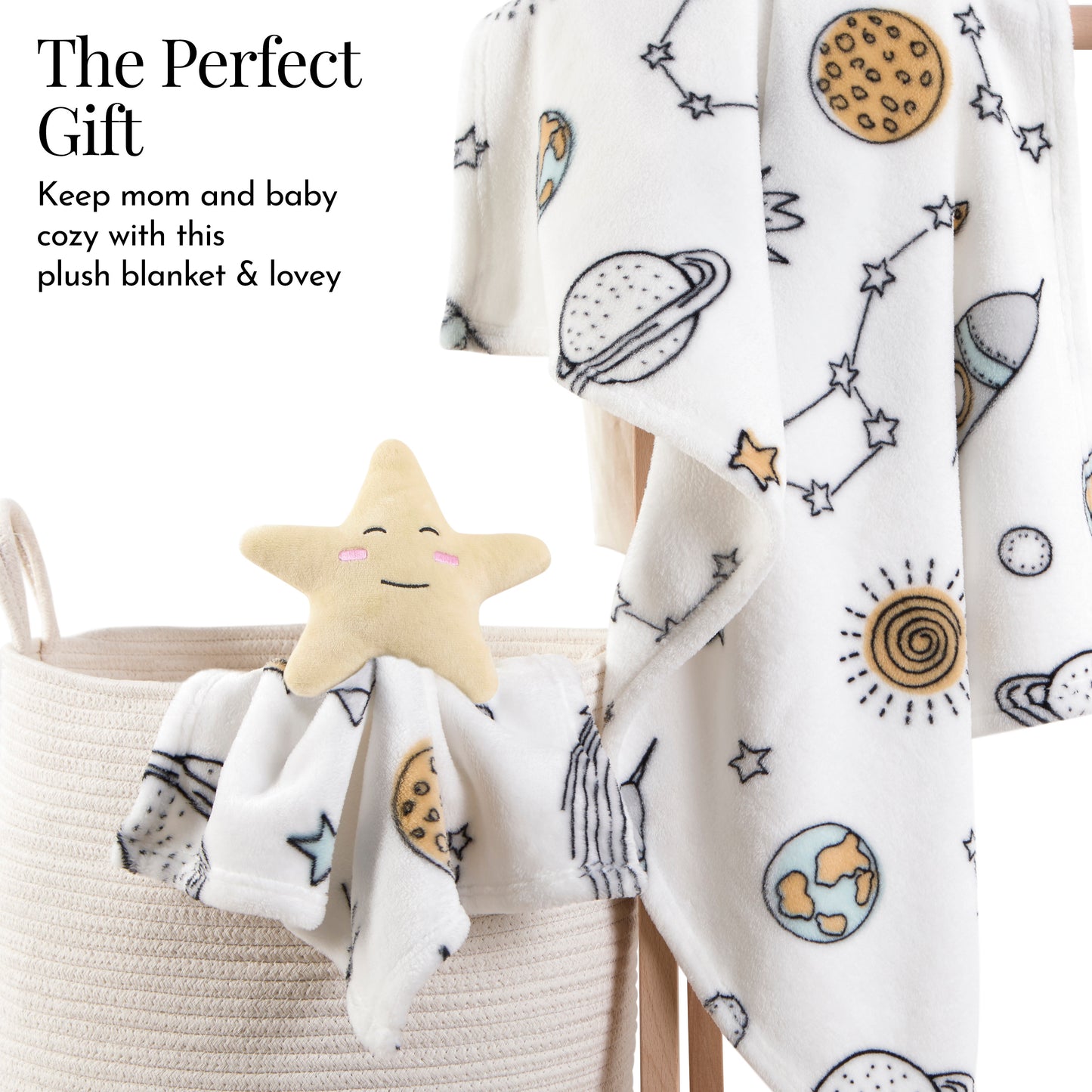 Evolur AstroNap Blanket 2 pc Gift Set - Blanket with Lovey