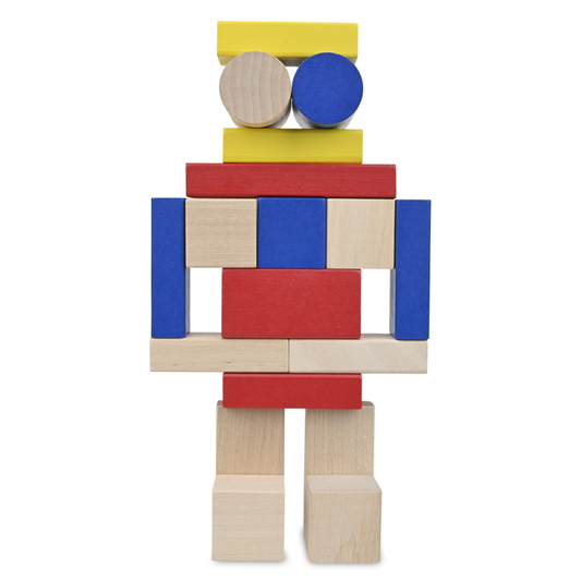 Discovery Toys Stack & Build Wood Blocks
