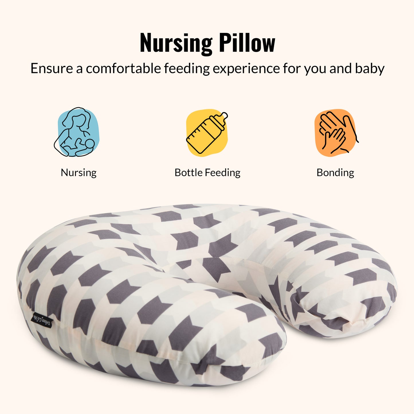 Dream On Me Beeboo Nursing Pillow And Positioner