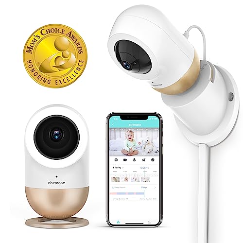 Ebemate Smart Baby Monitor - 2K Ultra HD Video & Audio, Smartwatch Integration