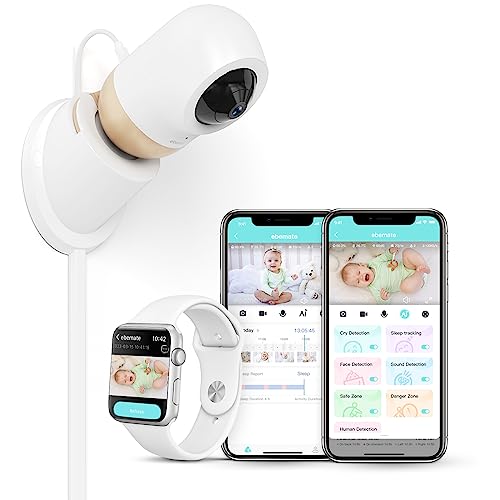Ebemate Smart Baby Monitor - 2K Ultra HD Video & Audio, Smartwatch Integration