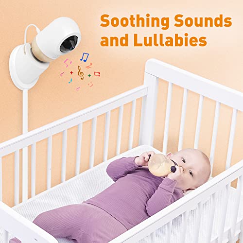 Ebemate Smart Baby Monitor - 2K Ultra HD Video & Audio, Smartwatch Integration
