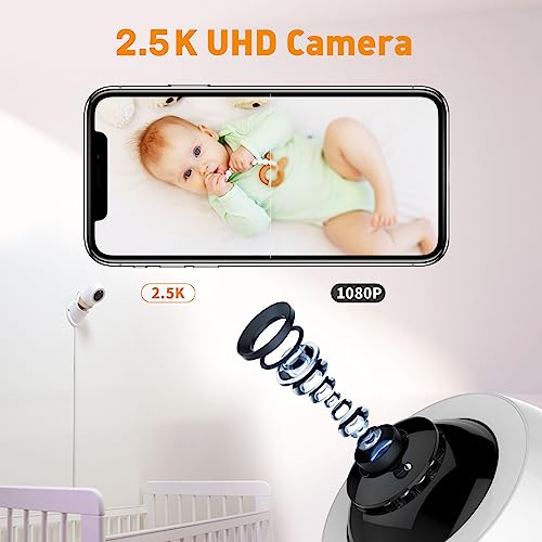 Ebemate Smart Baby Monitor - 2K Ultra HD Video & Audio, Smartwatch Integration