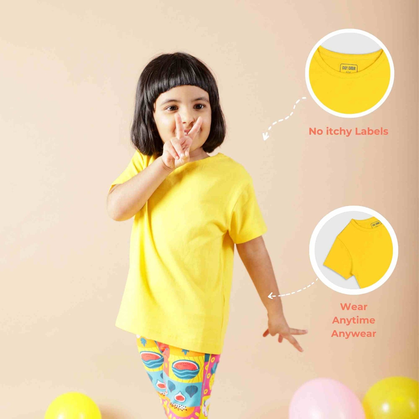 Ola! Otter Organic Cotton Oversized T-Shirt