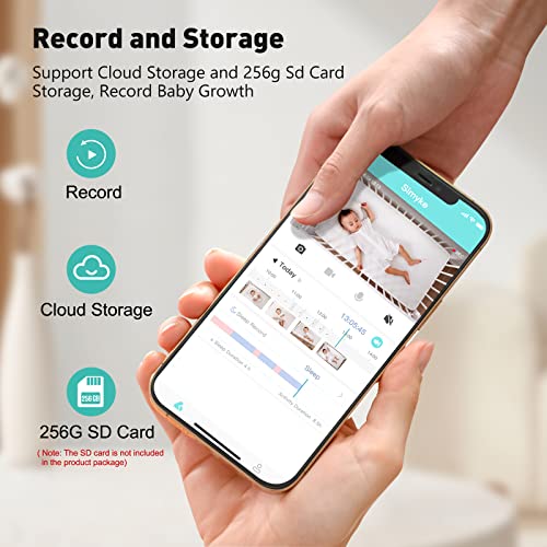 Look Look Baby -  Smart Baby Monitor - 1080P HD Camera, Smartwatch Connectivity