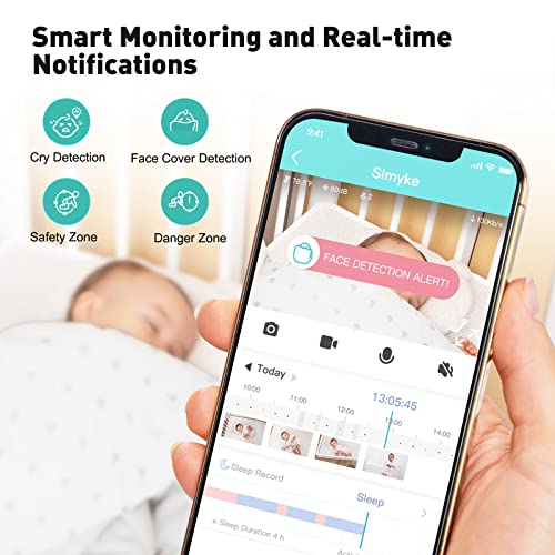 Look Look Baby -  Smart Baby Monitor - 1080P HD Camera, Smartwatch Connectivity
