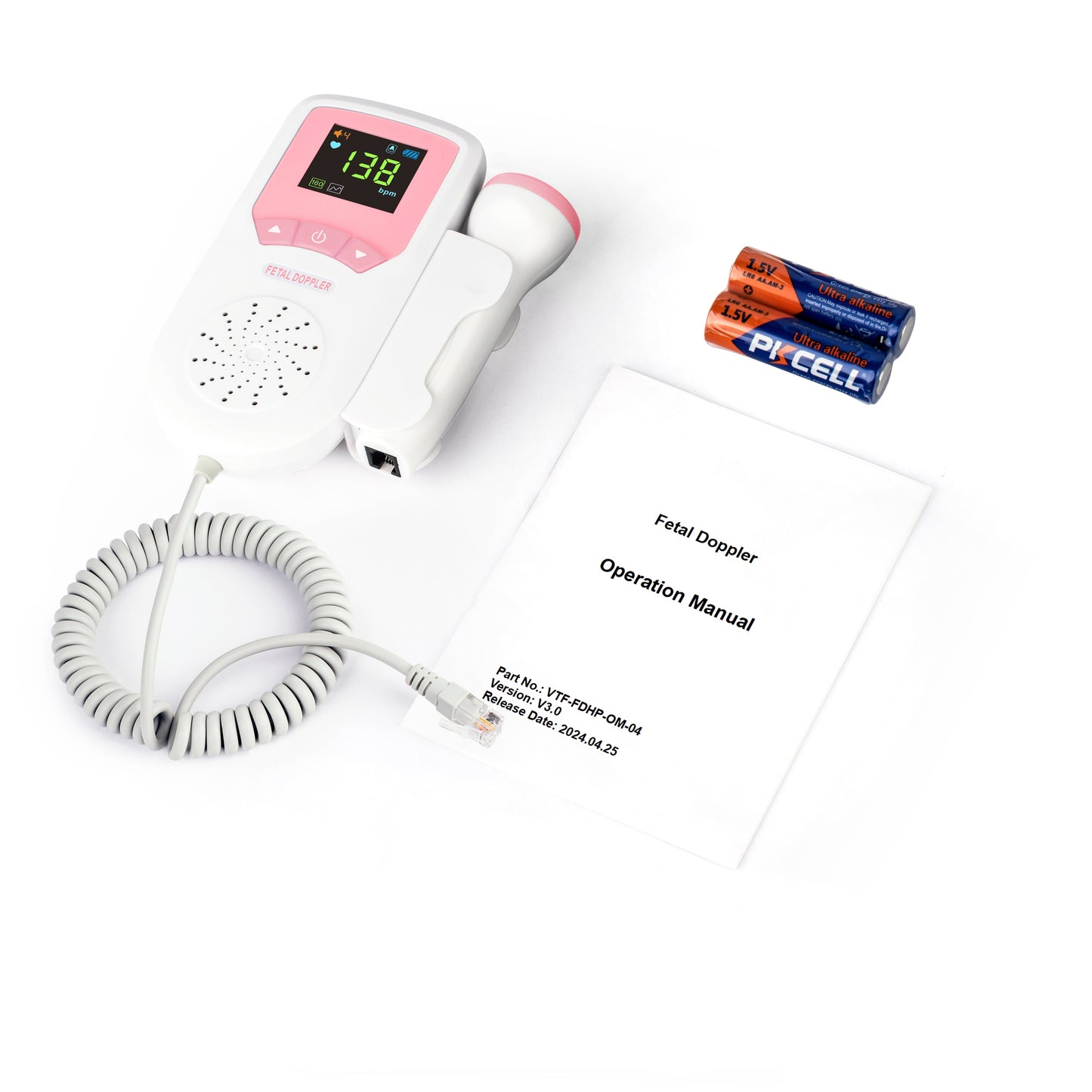 SpringBud 530G Fetal Doppler FDA Cleared - Color Screen