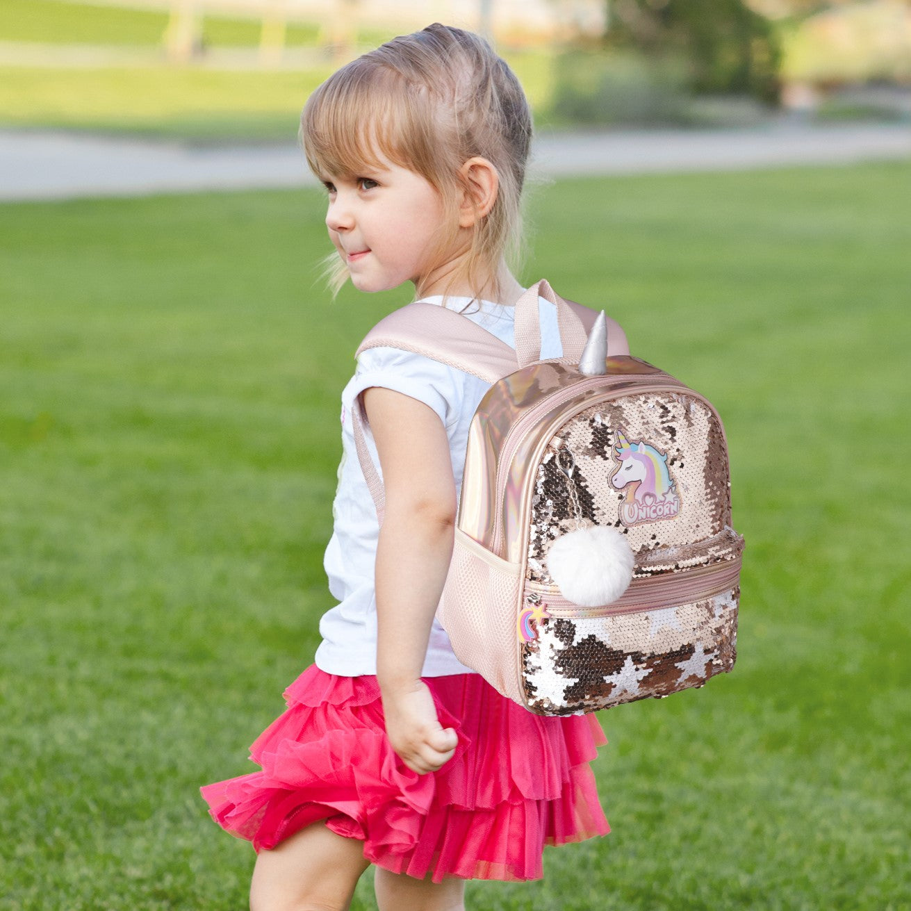 Unicorn Sequin Backpack