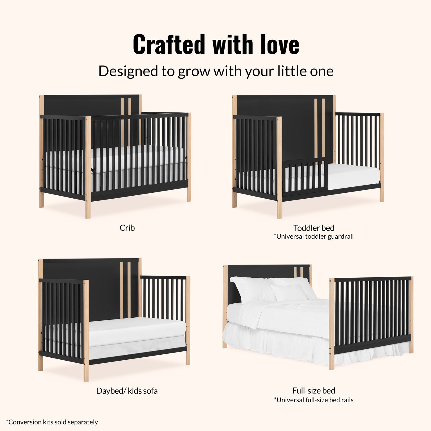 Dream On Me Soho Convertible Crib