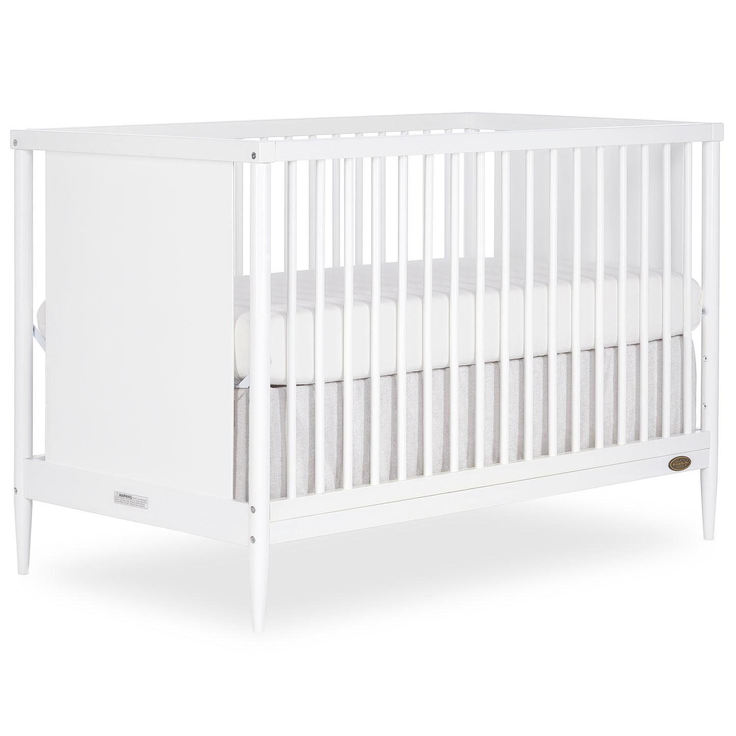 Dream On Me Clover 4-in-1 Modern Island Crib with Rounded Spindles