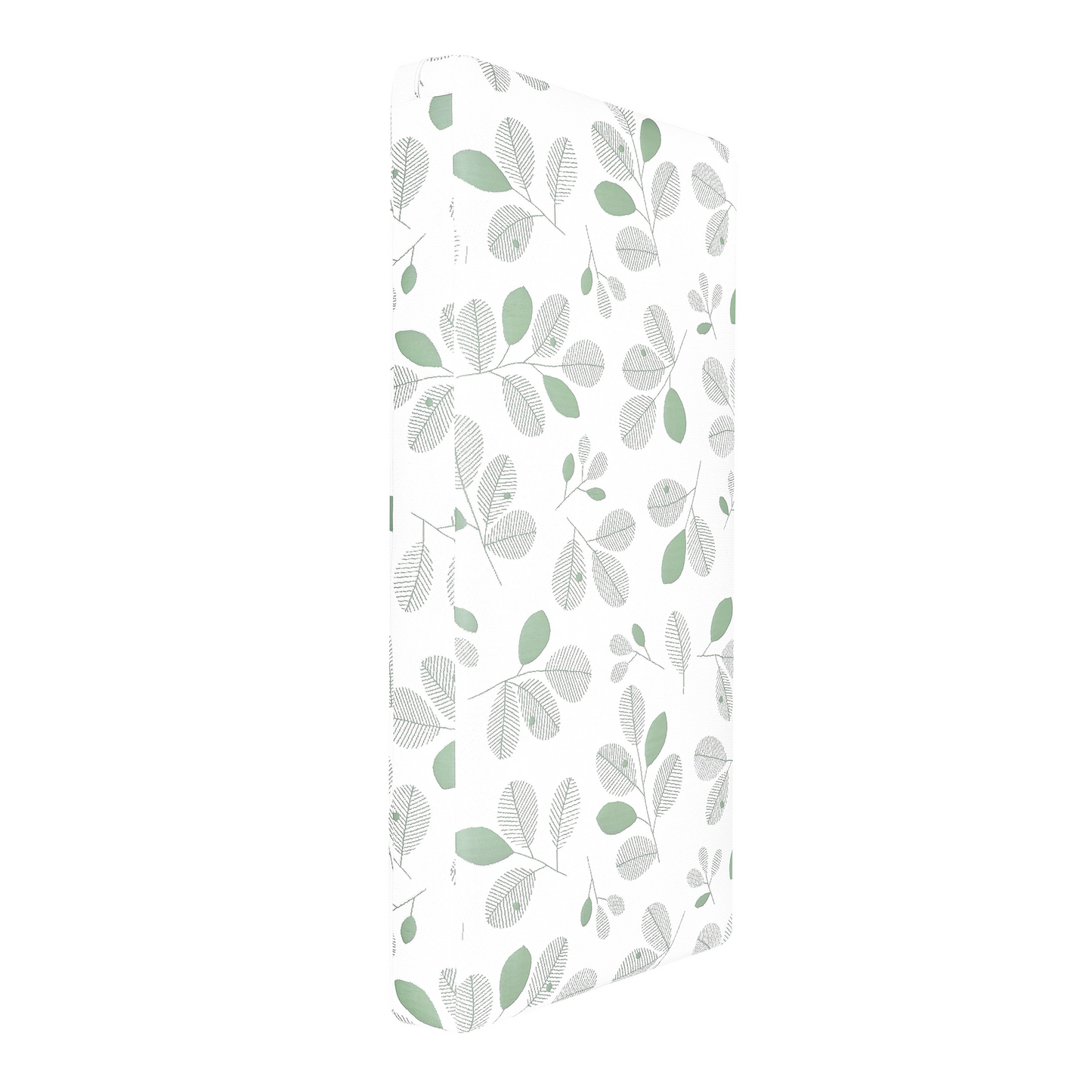 Dream On Me Utopia 2-in-1 Infant & Toddler Mattress, Sage Green/White