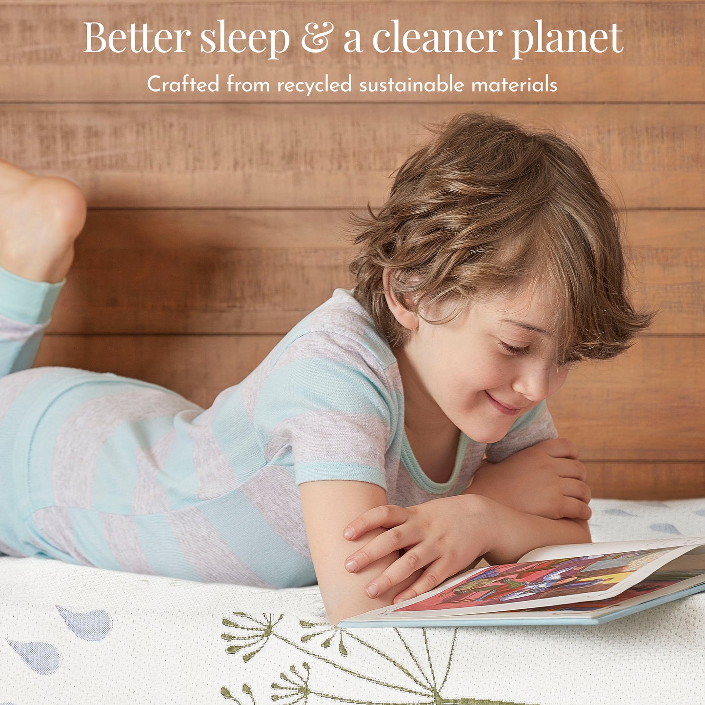 Dream On Me Wildflower 2-in-1 Infant & Toddler Mattress, Floral Print