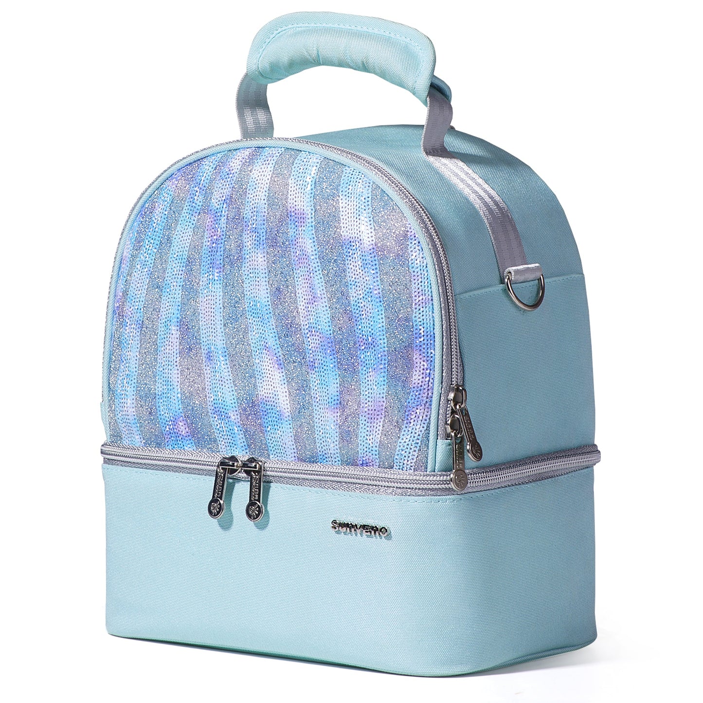 Insulated Lunch Box Double Deck Cooler Bag