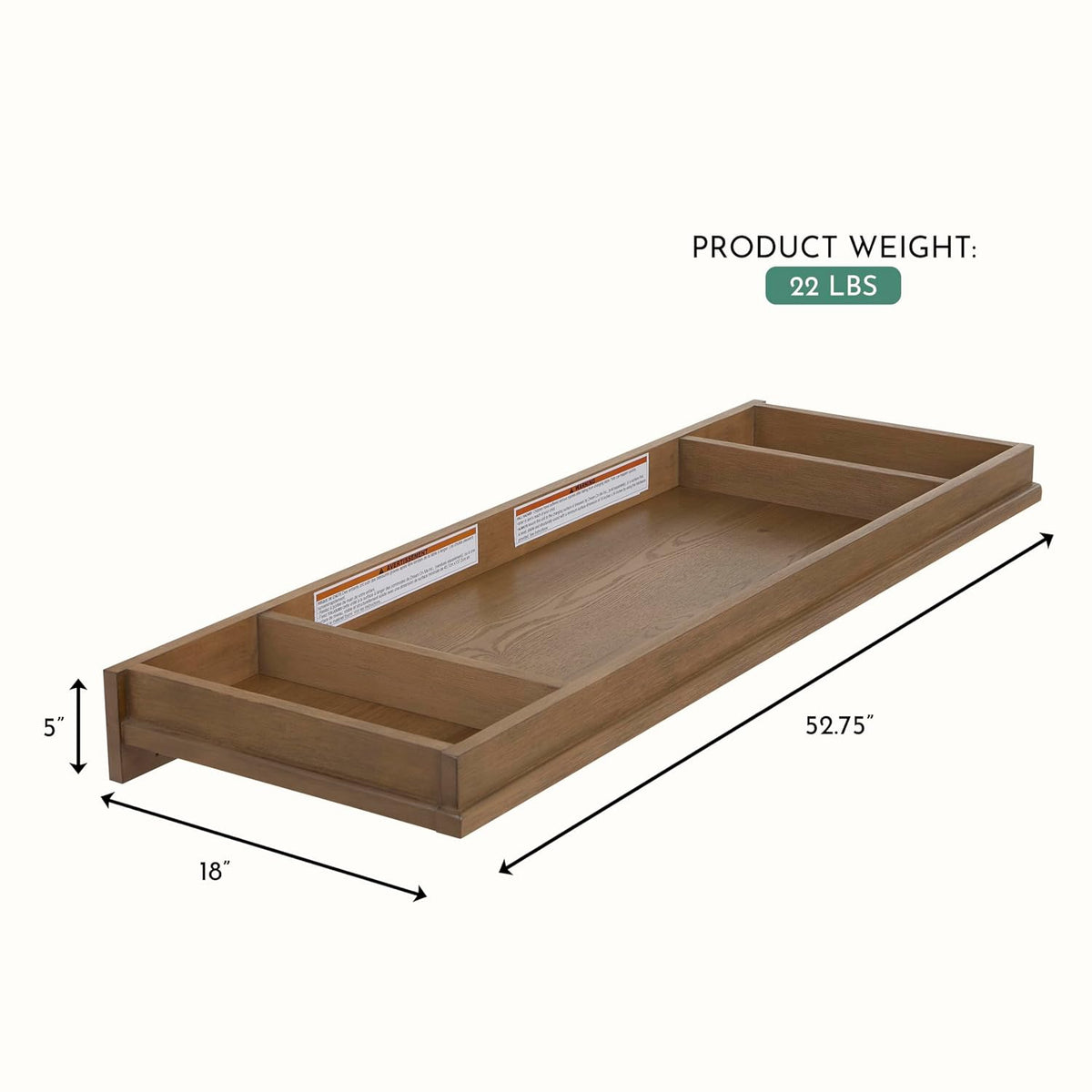 Evolur Oakley Warm Beginnings Nursery Bundle – Hickory