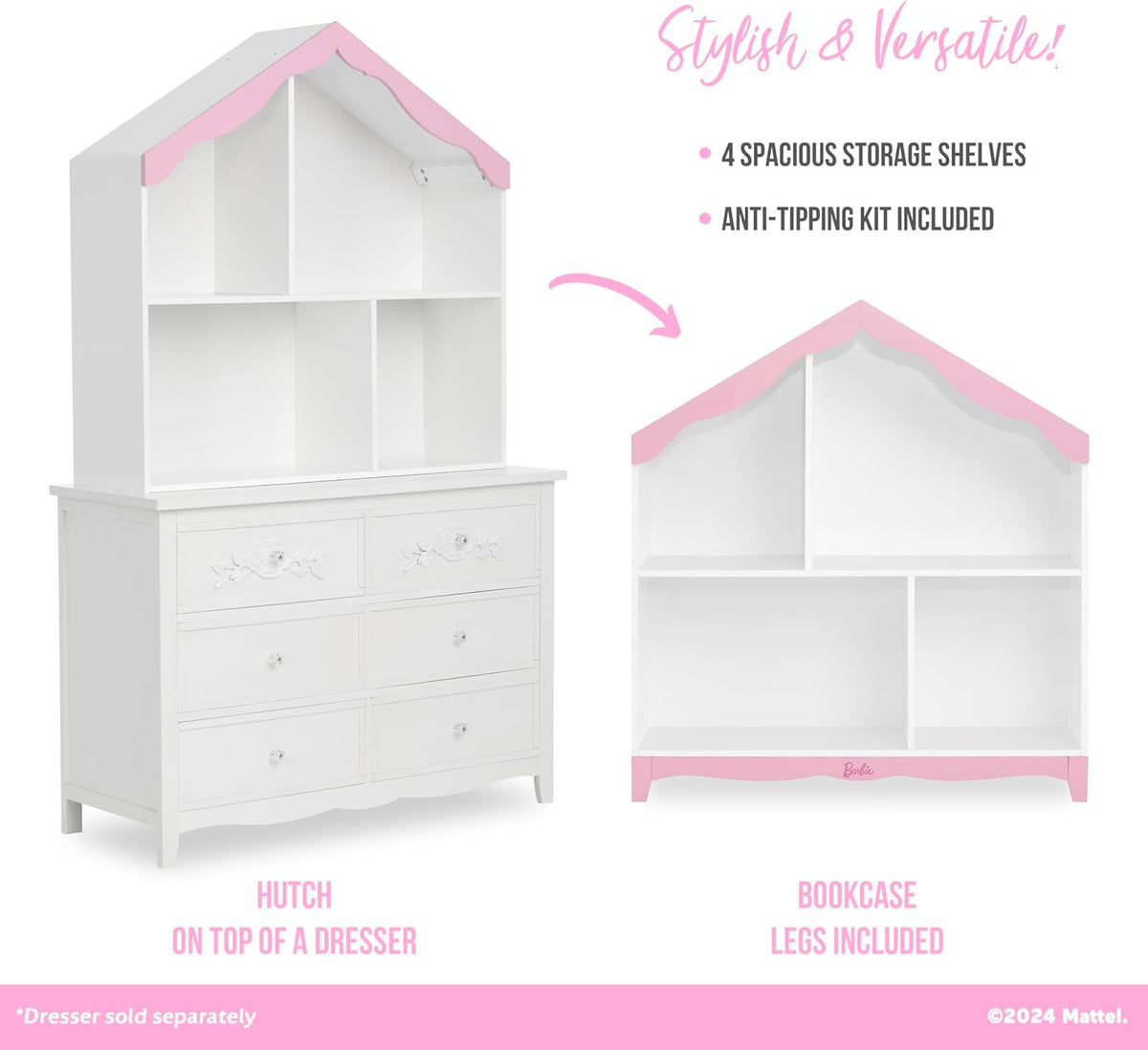 Barbie Pretty Pink Baby Essentials Bundle