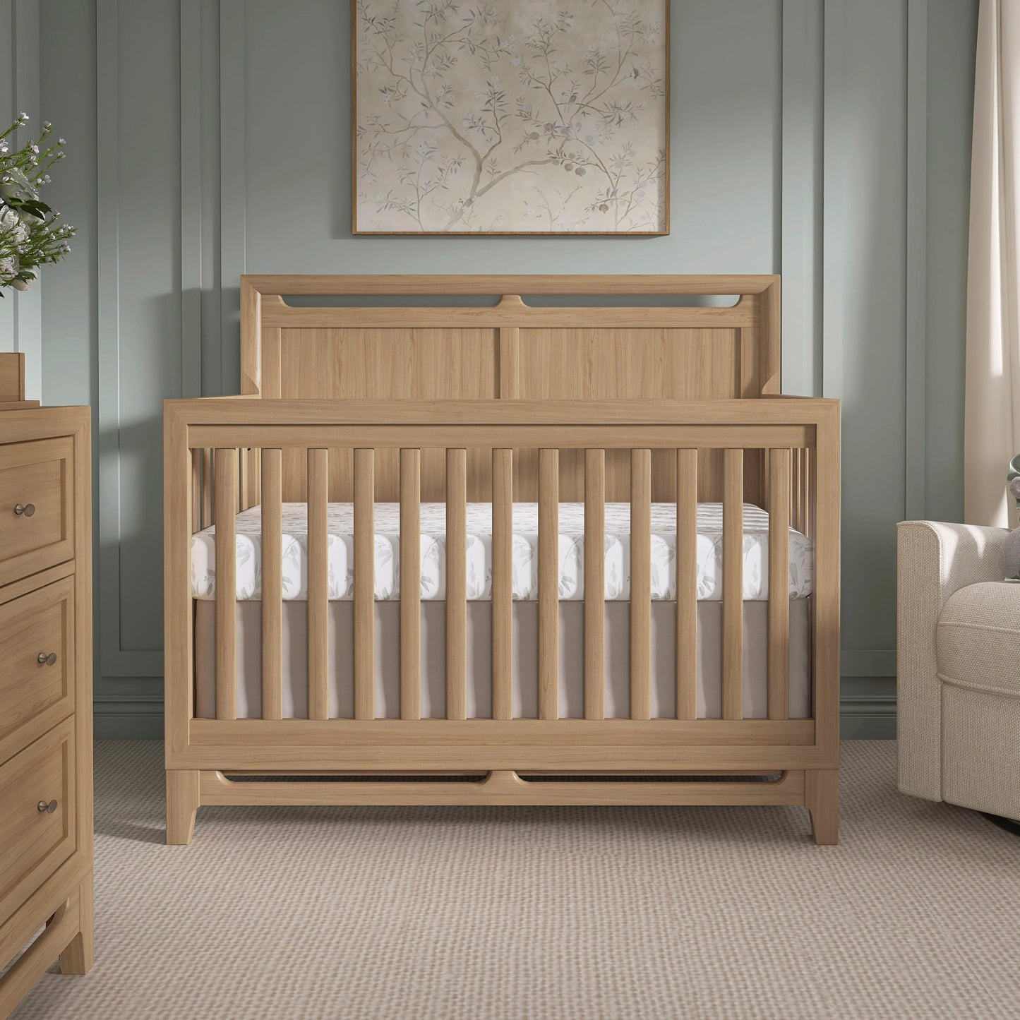 Evolur Bradford 5-in-1 Convertible Full Size Baby Crib