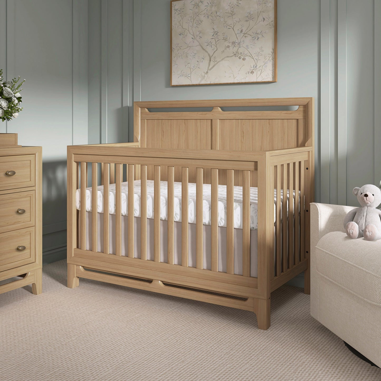 Evolur Bradford 5-in-1 Convertible Full Size Baby Crib