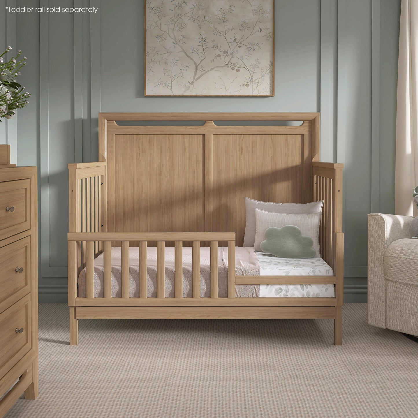 Evolur Bradford 5-in-1 Convertible Full Size Baby Crib