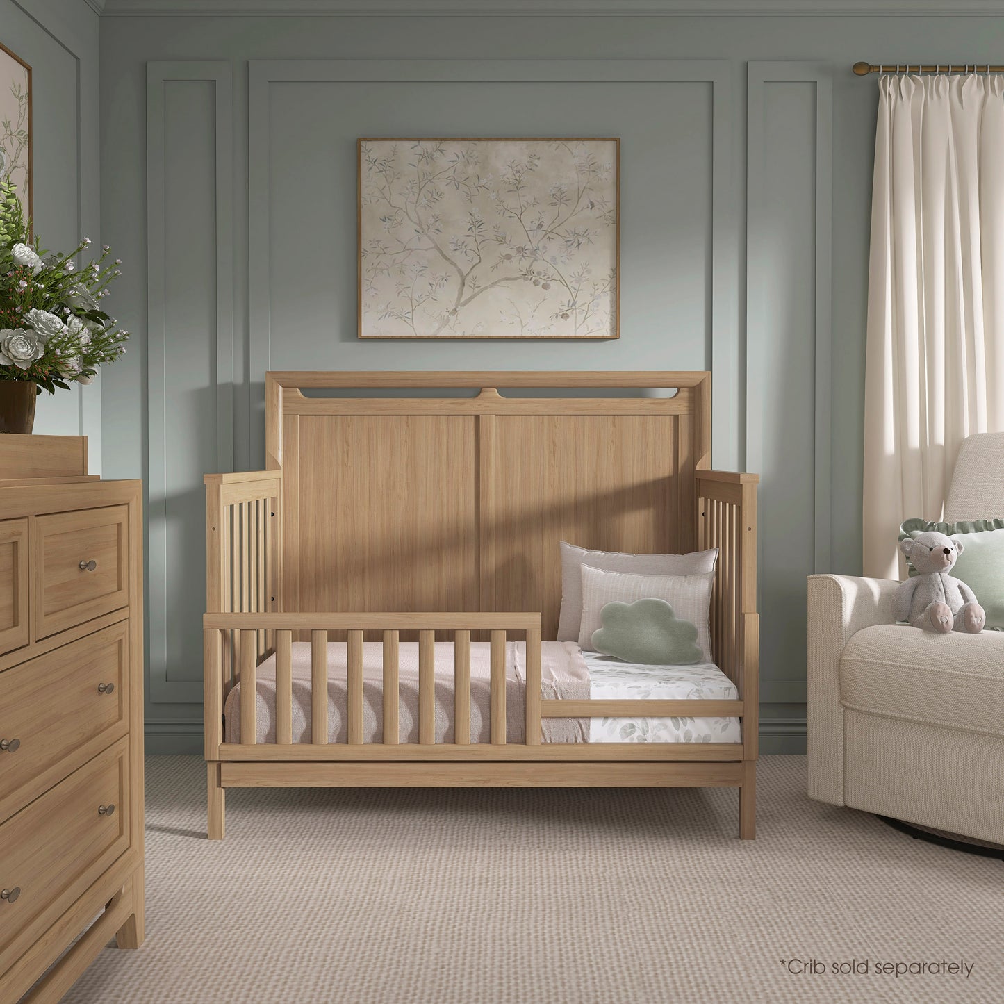 Evolur Bradford Toddler Guard Bed Rail Conversion Kit