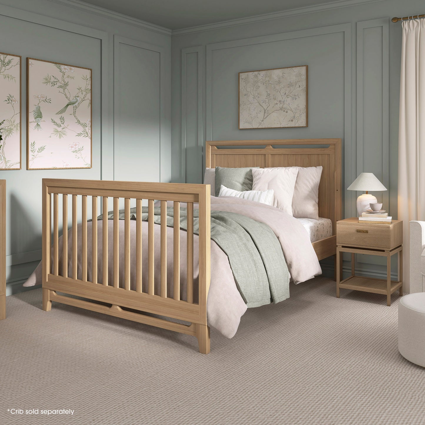 Evolur Bradford Full-Size Bed Conversion Rail Kit