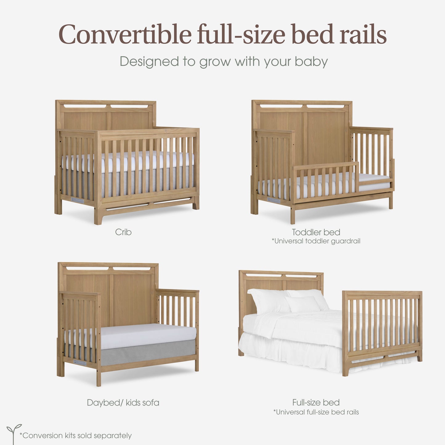 Bradford 5-Piece Grow-With-Me Nursery Set