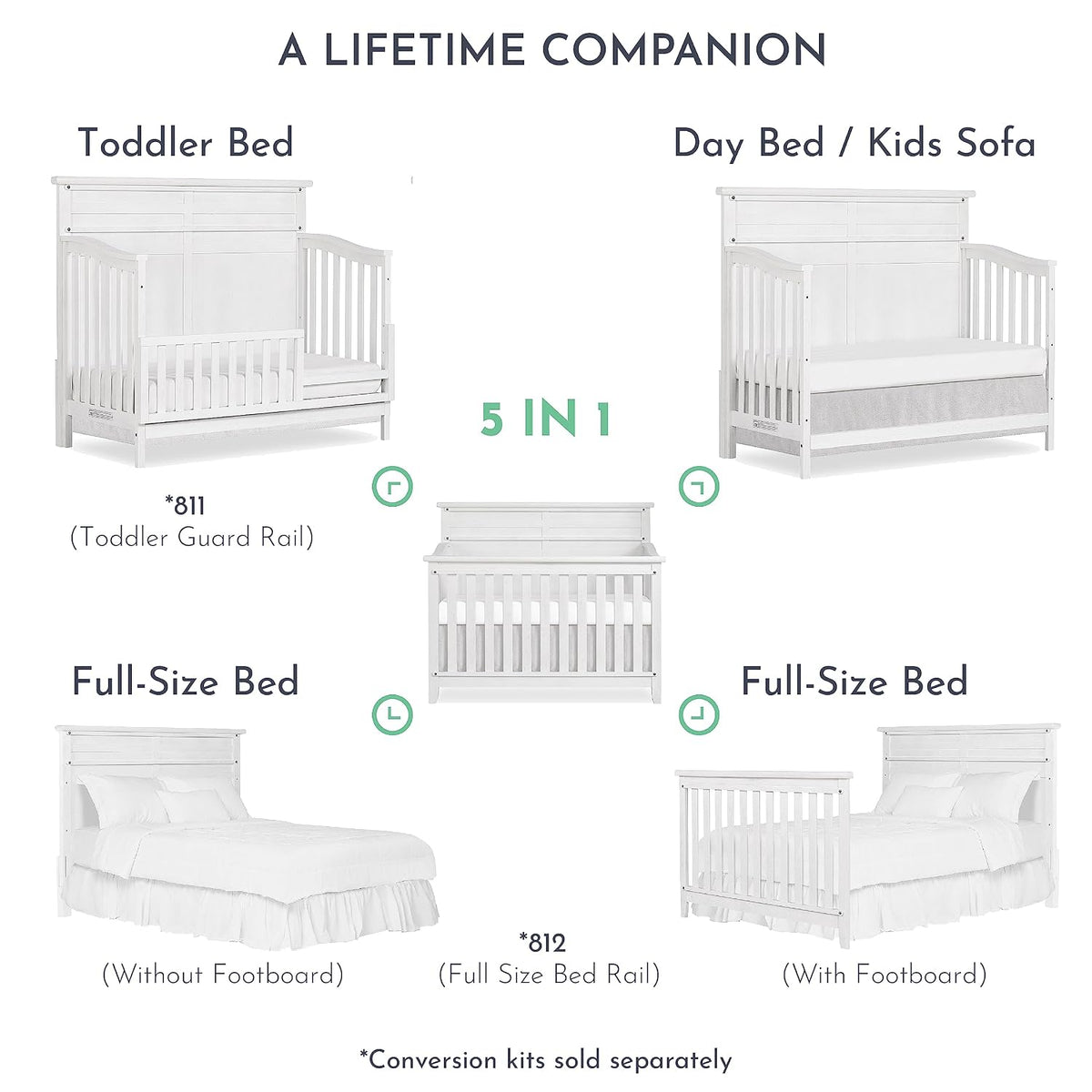 Evolur Andorra Sweet Beginnings Nursery Bundle