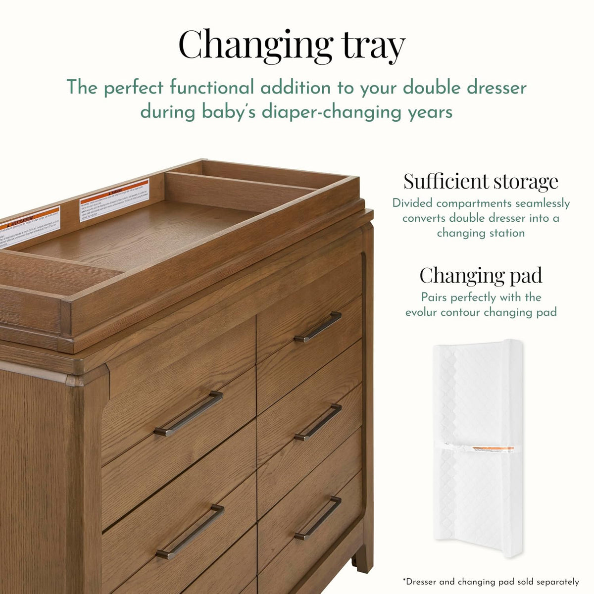 Evolur Oakley Warm Beginnings Nursery Bundle – Hickory