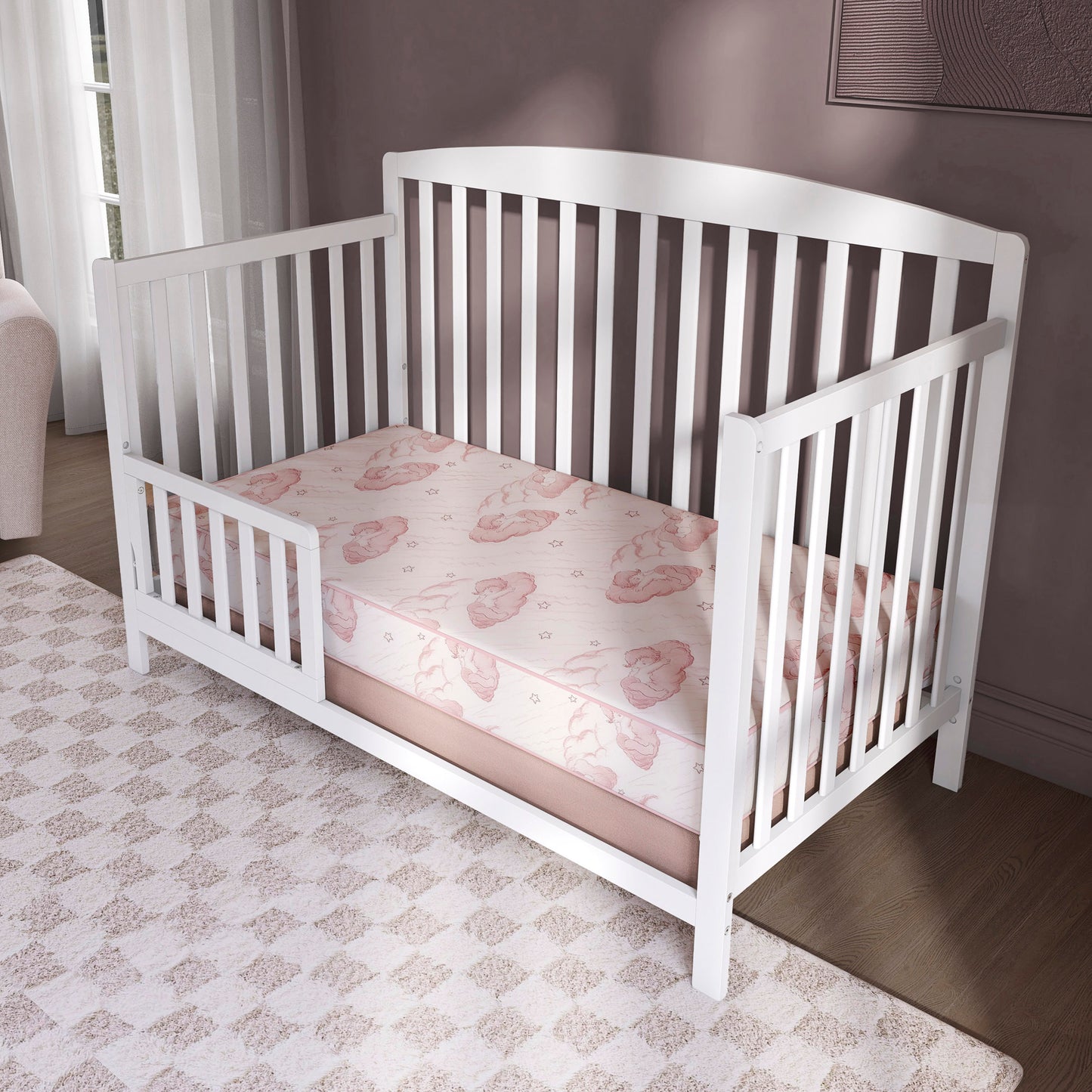 Dream On Me Twilight 5" 80 Coil Spring Crib and Toddler Bed Mattress