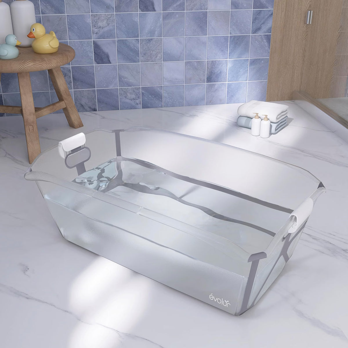 Evolur Baby Bath Essentials Bundle