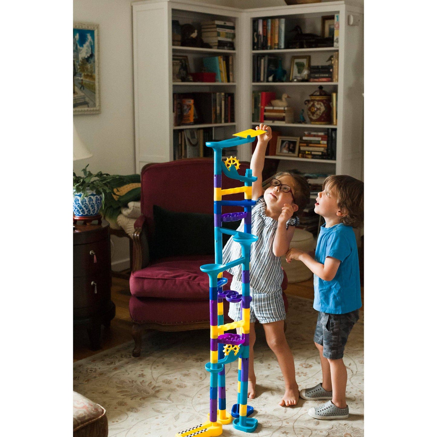 Discovery Toys Marbleworks Ultra Grand Prix Set Racing Marble Run