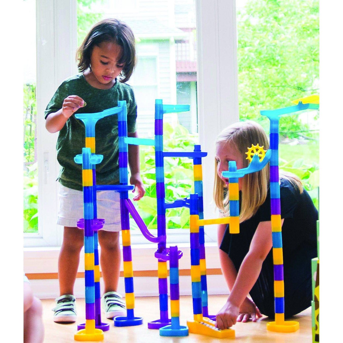 Discovery Toys Marbleworks Ultra Grand Prix Set Racing Marble Run