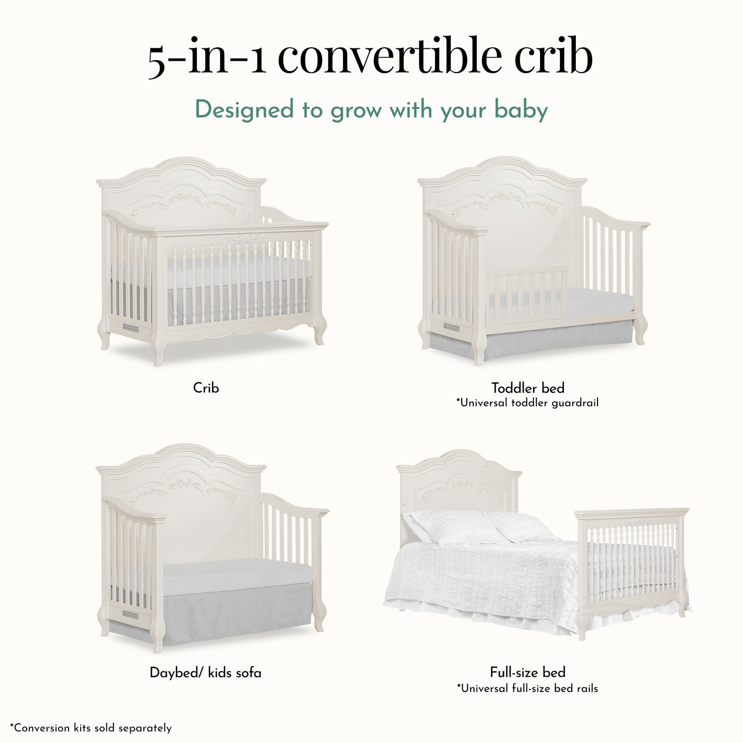 Aurora 3-Piece Little Moments Nursery Set