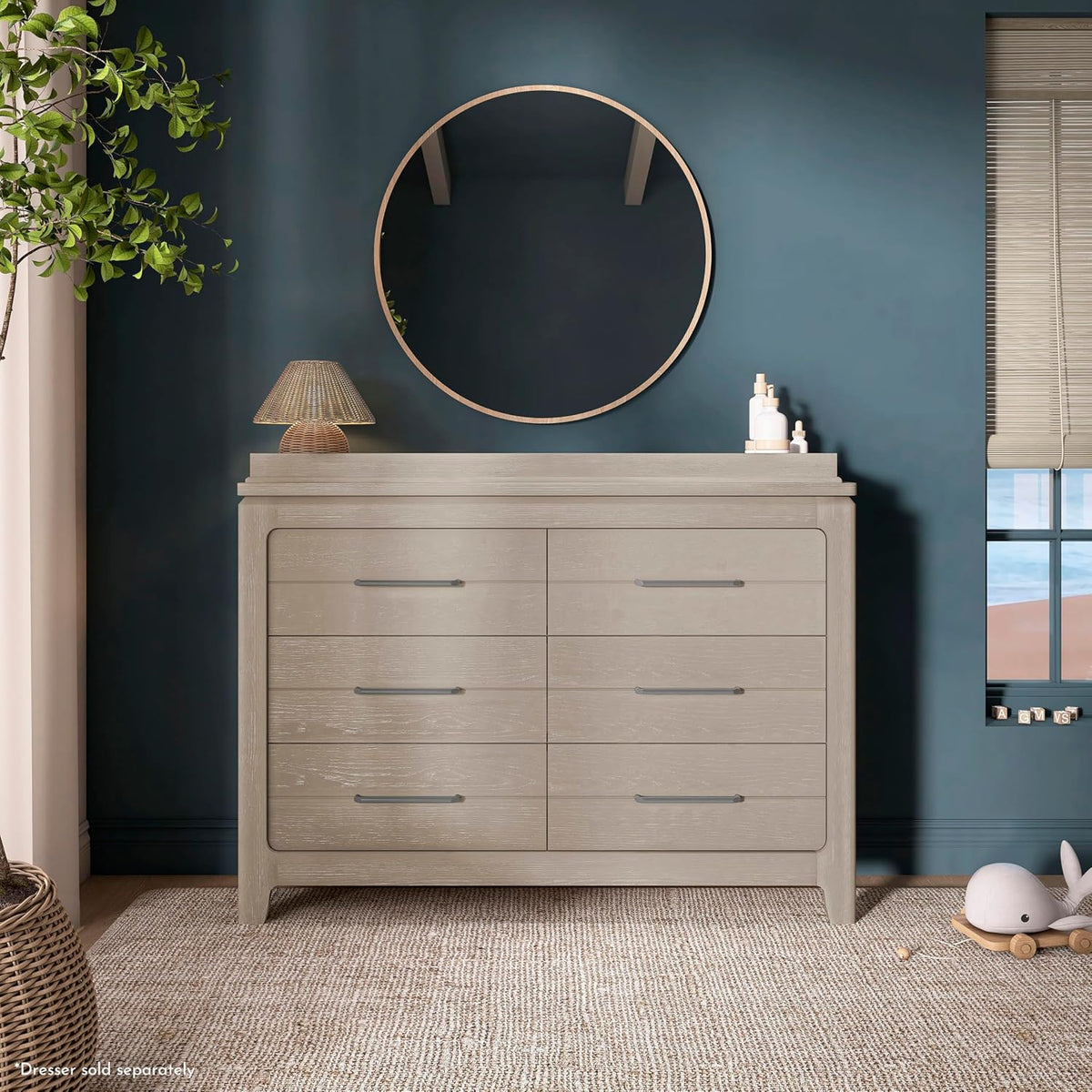 Evolur Oakley Calm Living Nursery Bundle – Sienna Grey