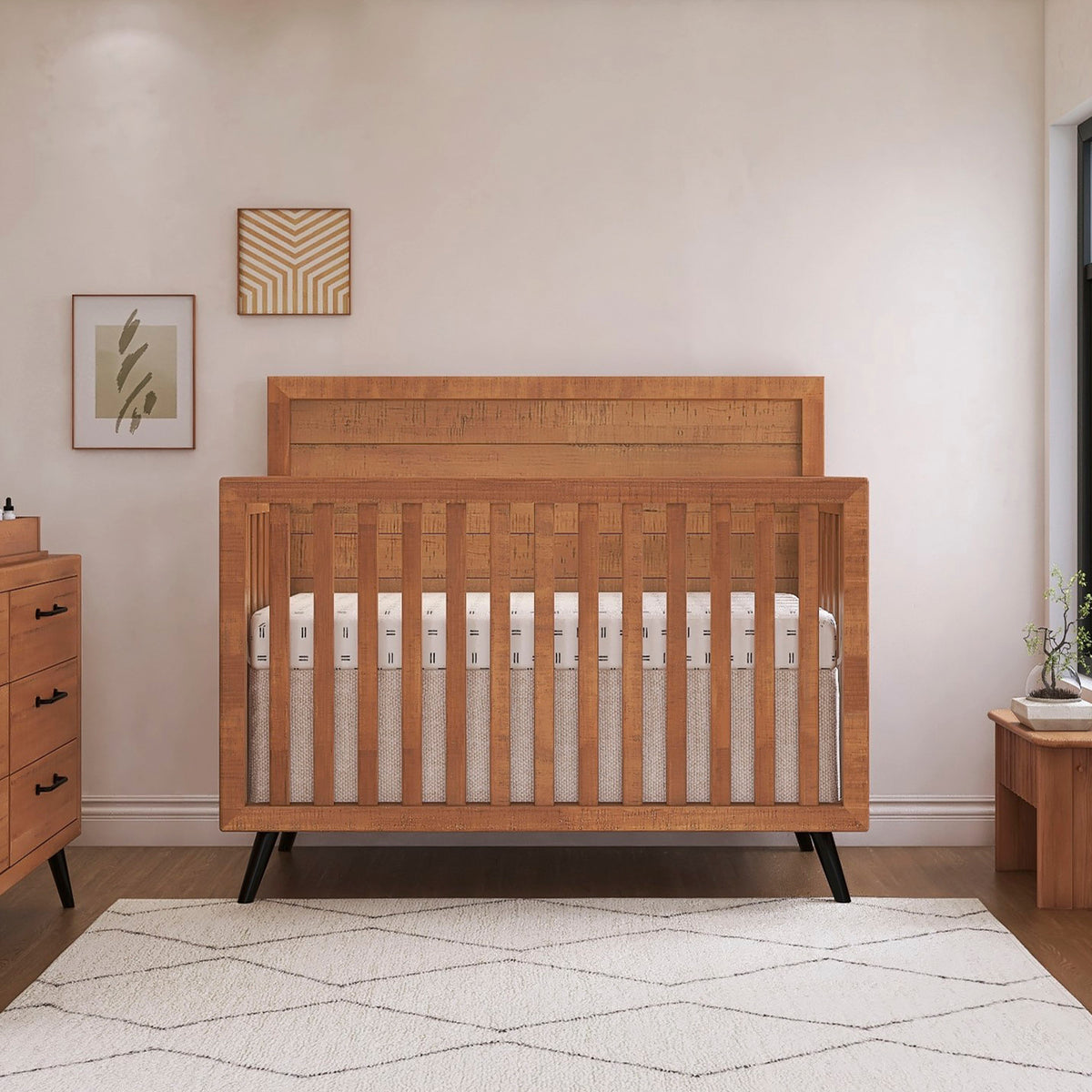 Evolur Stilnovo Sugarcane 3-Piece Natural Nursery Bundle