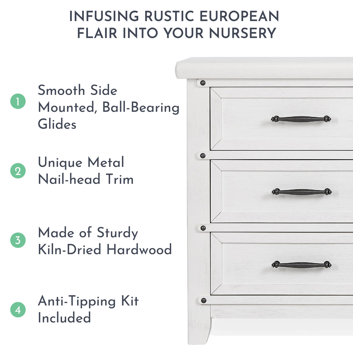 Evolur Andorra Double Dresser