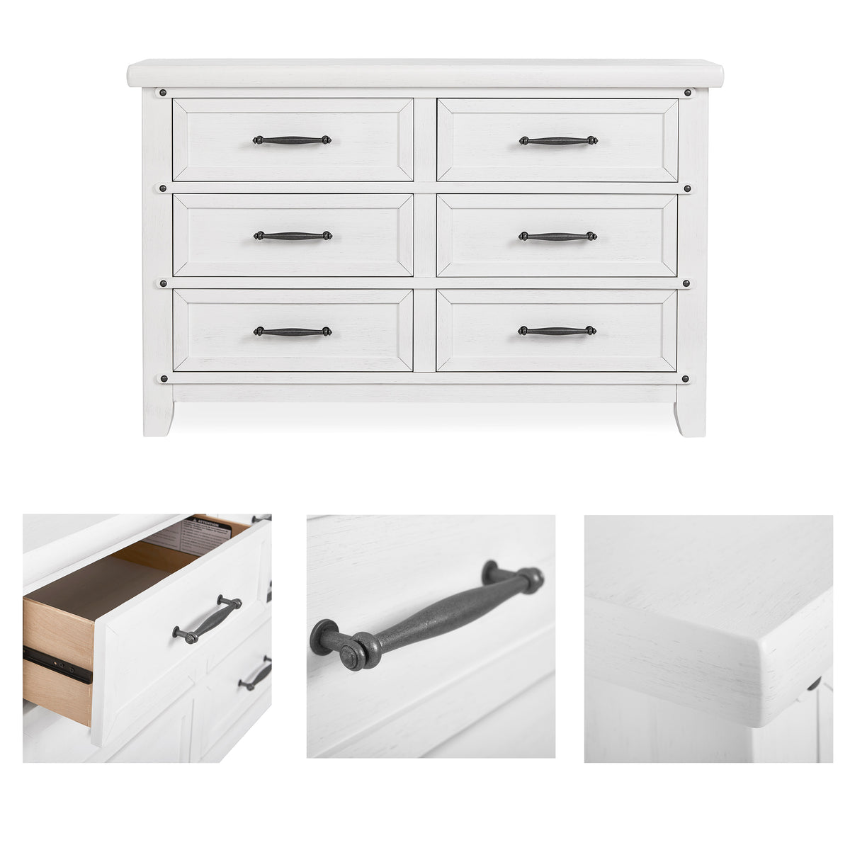 Evolur Andorra Double Dresser
