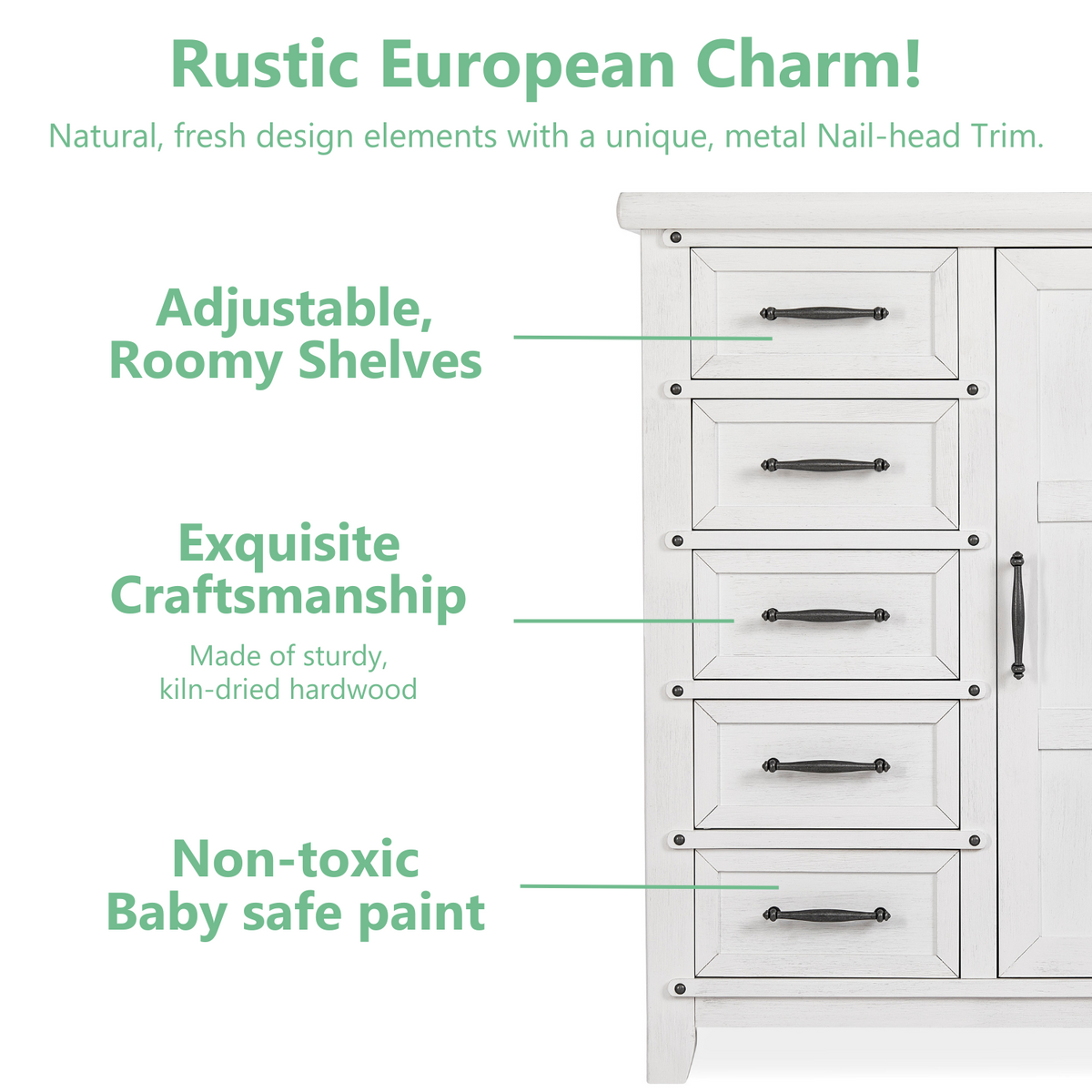 Evolur Andorra Sweet Beginnings Nursery Bundle