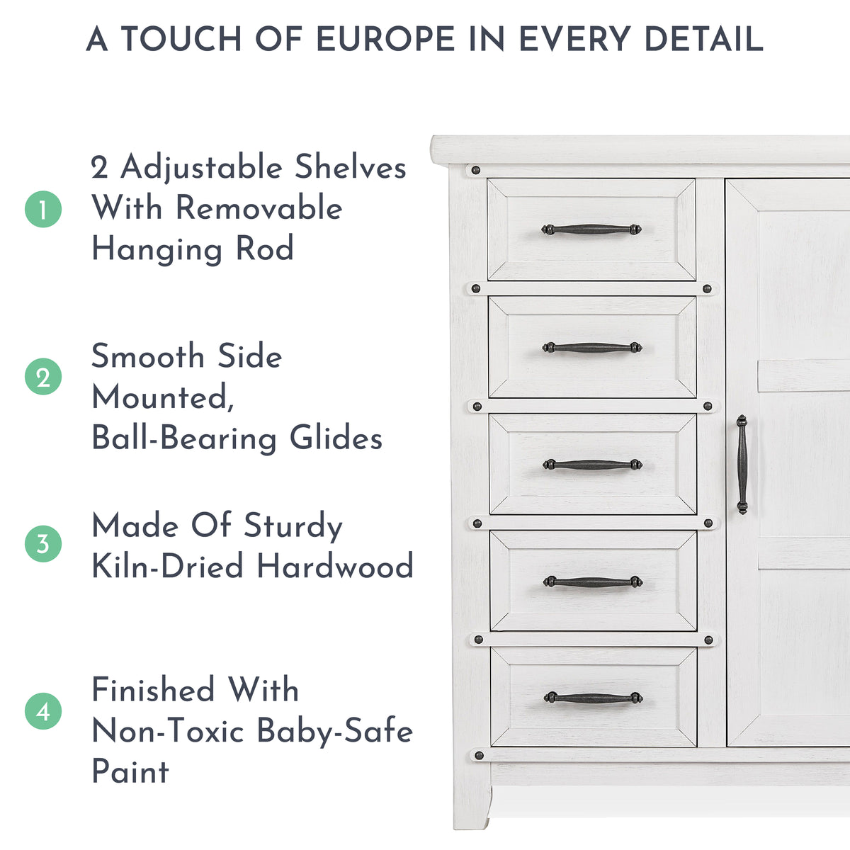 Evolur Andorra Chifferobe
